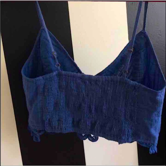 Free People FP One Battenburg Bralette Crop Top S - Picture 6 of 6